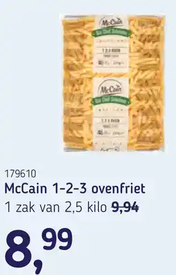 Van Hoeckel McCain 1-2-3 ovenfriet aanbieding