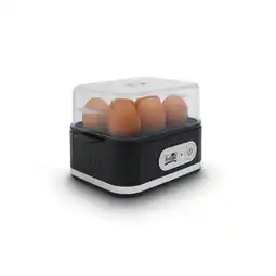 Bol.com FRITEL Eierkoker EC 1475 - Egg cooker / Elektrische ei-kooktoestel - 400W - Zwart - 1-6 eieren aanbieding