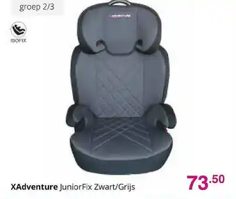 Baby & Tiener XAdventure JuniorFix Zwart-Grijs Autostoel aanbieding