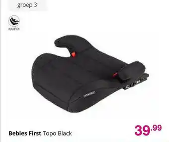 Baby & Tiener Bebies Frist Topo Black aanbieding