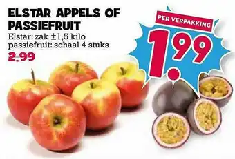 Boon`s Markt Elstar Appels Of Passiefruit aanbieding