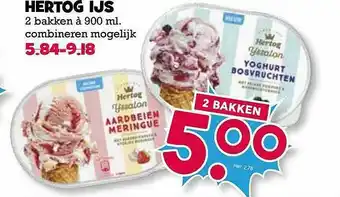 Boon`s Markt Hertog Ijs aanbieding