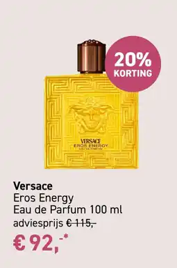 Mooi parfumerie Versace Eros Energy aanbieding