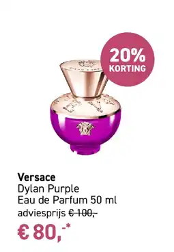 Mooi parfumerie Versace Dylan Purple aanbieding