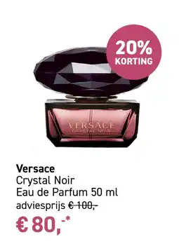 Mooi parfumerie Versace Crystal Noir aanbieding