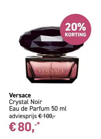 Mooi parfumerie Versace Crystal Noir aanbieding