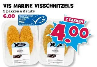 Boon`s Markt Vis Marine Visschnitzels aanbieding