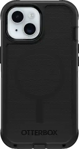 Coolblue Otterbox Defender Apple iPhone 13, 14 en 15 Back Cover met Magneet Zwart aanbieding