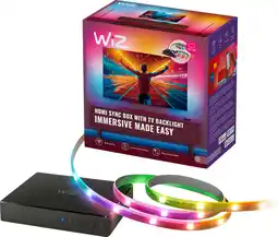 Coolblue WiZ HDMI Sync Box + Lightstrip voor 75-85 Inch TV's aanbieding