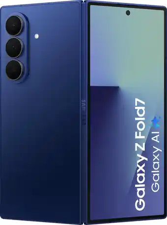 Coolblue Samsung Galaxy Z Fold 7 512GB Blauw 5G aanbieding