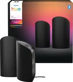 Coolblue Philips Hue Play Wall Washer Zwart - 2-pack aanbieding