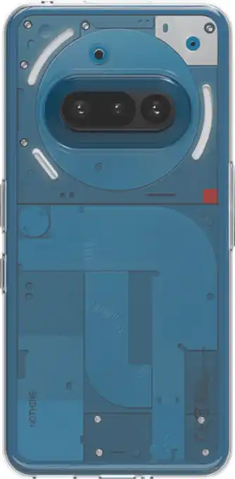 Coolblue Just in Case Soft Design Nothing Phone (3a) Back Cover Transparant aanbieding
