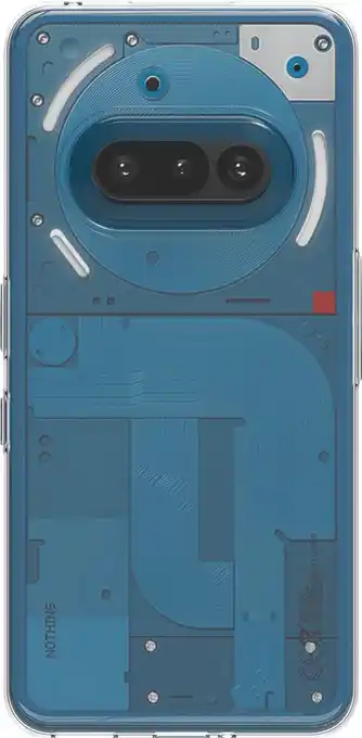 Coolblue Just in Case Soft Design Nothing Phone (3a) Back Cover Transparant aanbieding