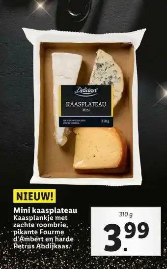 Lidl Delicieux Mini Kaasplateau aanbieding