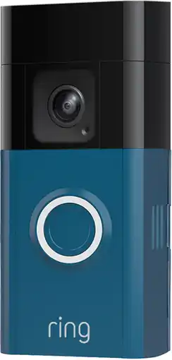 Coolblue Ring Video Doorbell Voorpaneel Blauw aanbieding