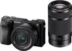 Coolblue Sony Alpha A6100 + 16-50mm f/3.5-5.6 OSS II+ 55-210mm f/4.5-6 aanbieding