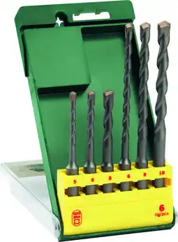 Coolblue Bosch Set SDS-plus S6 Betonboren 6-delig aanbieding