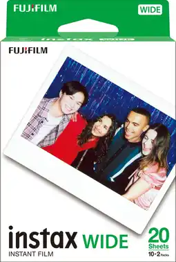 Coolblue Fujifilm Instax WIDE Colorfilm Glossy (20 stuks) aanbieding