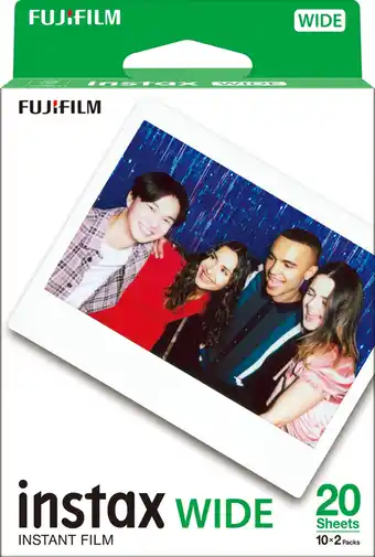 Coolblue Fujifilm Instax WIDE Colorfilm Glossy (20 stuks) aanbieding