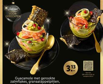 Lidl Guacamole Met Gerookte Zalmflakes, Granaatappelpitten aanbieding