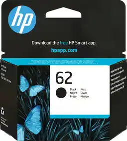Coolblue HP 62 Cartridge Zwart aanbieding