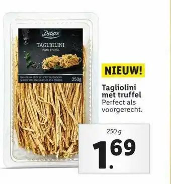 Lidl Deluxe Tagliolini Met Truffel aanbieding