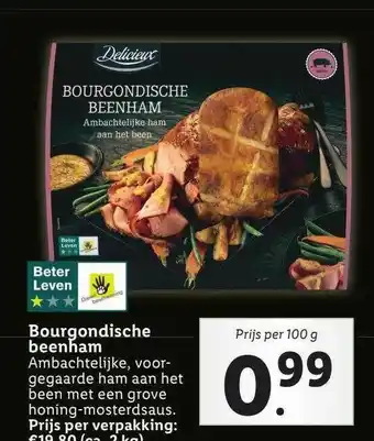 Lidl Delicieux Bourgondische Beenham aanbieding