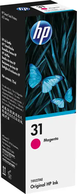 Coolblue HP 31 Inktflesje Magenta aanbieding