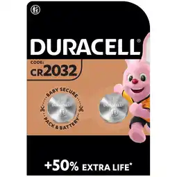 Coolblue Duracell Specialty 2032 Lithium-knoopcelbatterij 3V 2 stuks aanbieding
