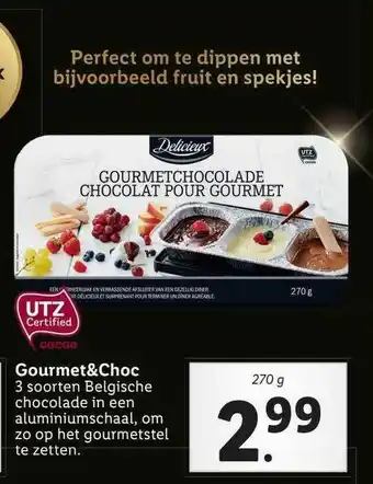 Lidl Delicieux Gourmet&Choc aanbieding