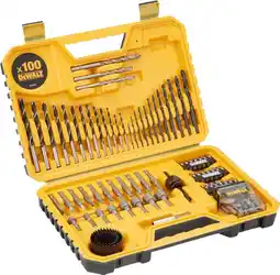 Coolblue DeWalt 100-delige boren- en bitset aanbieding