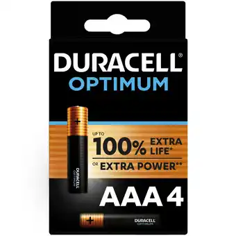 Coolblue Duracell Alkaline Optimum AAA-batterijen 4 stuks aanbieding