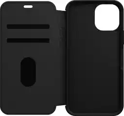 Coolblue Otterbox Strada Apple iPhone 12 / 12 Pro Book Case Leer Zwart aanbieding
