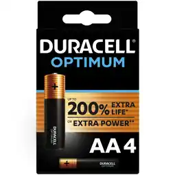 Coolblue Duracell Alkaline Optimum AA-batterijen 4 stuks aanbieding