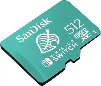 Coolblue Sandisk MicroSDXC Extreme Gaming 512GB Animal Crossing (Nintendo Licensed) aanbieding