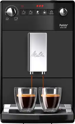 Coolblue Melitta Purista F230-104 Zwart aanbieding