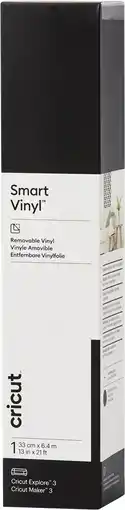 Coolblue Cricut Smart Vinyl Verwijderbaar 33x640 Zwart aanbieding