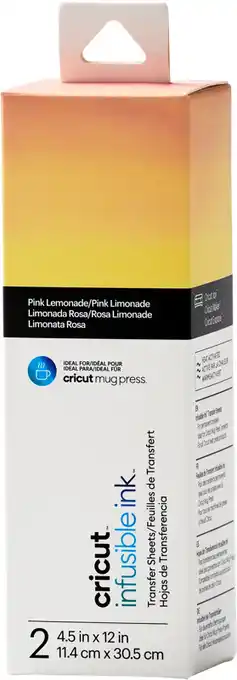 Coolblue Cricut Infusible Ink Transfervellen 2-pack (Pink Lemonade) aanbieding