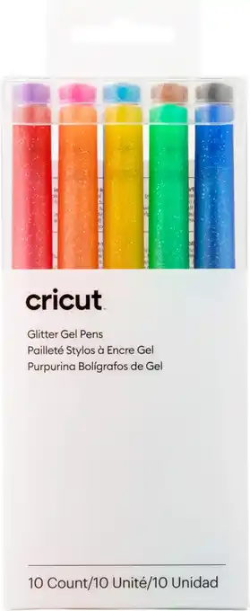 Coolblue Cricut Glitter Gel pennenset 10-pack aanbieding