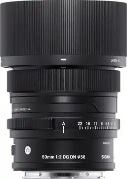Coolblue Sigma 50mm f/2 DG DN Contemporary Sony E-mount aanbieding