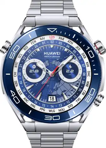 Coolblue Huawei Watch Ultimate Blauw aanbieding
