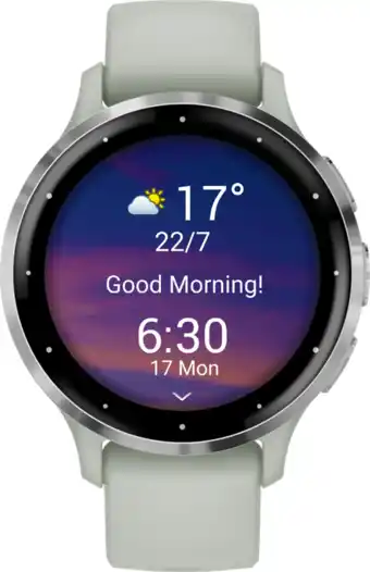 Coolblue Garmin Venu 3S Zilver/Groen aanbieding