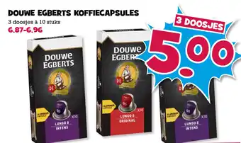 Boon`s Markt Douwe Egberts Koffiecapsules aanbieding