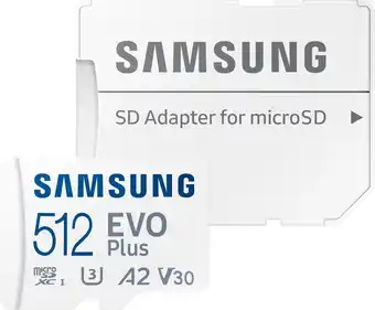 Coolblue Samsung MicroSDXC EVO Plus (2024) 512GB aanbieding