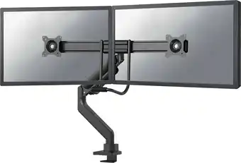 Coolblue Neomounts NEXT Core DS75-450BL2 Crossbar Monitorarm Gasgeveerd - Zwart aanbieding