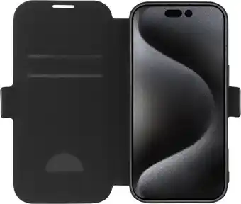 Coolblue BlueBuilt Apple iPhone 16 Pro Book Case Leer Zwart aanbieding