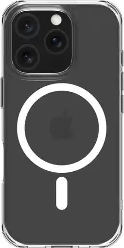 Coolblue BlueBuilt Protective Back Cover met MagSafe iPhone 16 Pro Transparant aanbieding