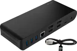 Coolblue BlueBuilt DisplayLink Docking Station Pro met USB-C zwart aanbieding