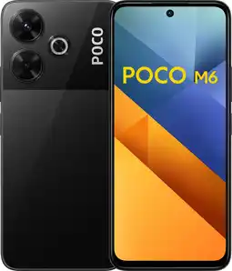 Coolblue POCO M6 128GB Zwart 4G aanbieding