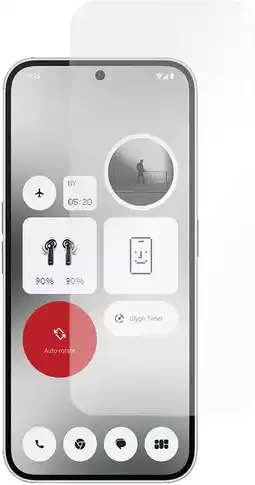 Coolblue Just In Case Nothing Phone (2a) Tempered Glass Screenprotector Transparant aanbieding